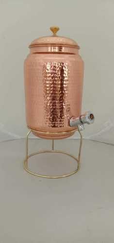 Eau Matka martelée en cuivre ensemble distributeur 5 litres avec pichet et bouteille