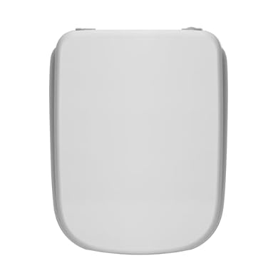 Foto di Copriwater Rio Ceramica Dolomite Dedicato Bianco In Legno Rivestito Resina | Sedile WC Compatibile Vaso Ceramica Dolomite Rio | Con Paracolpi Antiscivolo E Cerniere In Ottone Cromato Incluse