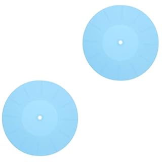 Vaguelly 2 Pièces Tapis De Disque Vinyle Platines pour Disques Vinyle Accessoires De Disque Tapis De Tourne-Disque Brosses en Fibre De Carbone Plateau De Vinyle Tapis De Plateau De Platine - Les Beatles, Paul McCartney, John Lennon, RIngo Starr, George Harrison