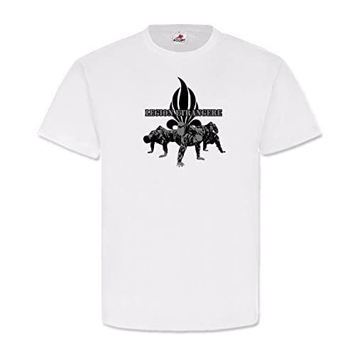 T-shirt Legion Etrangere Liegestütz Noir en Coton Légion étrangère 15859