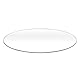 FAAING 80 Stück 10cm Acrylscheibe rund, 1mm Acrylglas runde klare Acrylplatte, transparente Acrylscheibe für Beschilderung, Malen, Basteln, Schlüsselanhänger Herstellung