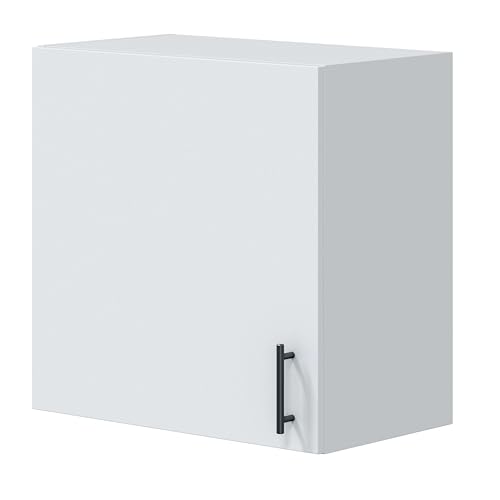 Módulo de Cocina Alto de 60 cm para Colgar Mueble Alto Suspendido Kira Blanco Brillo 60x59x34 cm