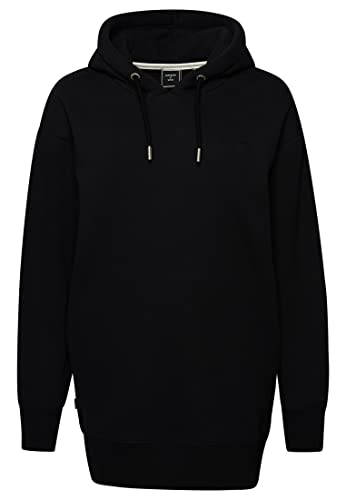 Superdry Damen Sweatkleid mit Logostickerei aus Bio-Baumwolle Schwarz XS/S