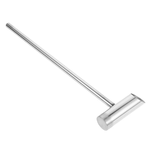 SOLUSTRE Cuchara de Acero Inoxidable para Algodón Azúcar Mango Diseño Único y Resistente para Máquina de Malvavisco Herramienta de Cocina y Duradera