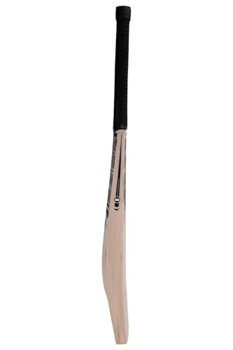Image of SS Premium Silver Kashmir Willow Cricket Bat - SH | Selected Grade 3 Air Dried Willow | Massive TON Edges | 3-Tone Grip | Wide Play Area | with SS Bat Cover | Made in India