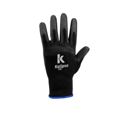 Luva de Segurança Multitato Pu Preta, Epi - Mecânico - Tamanho P (7)