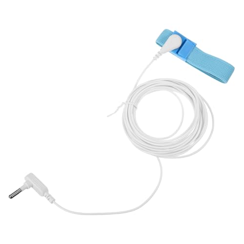 Cabilock Sturdy Anti-Static Wrist Band Grounding Tester for Electronics Construction Static Discharge Electrostatic Removal Long-Lasting Secure Connection