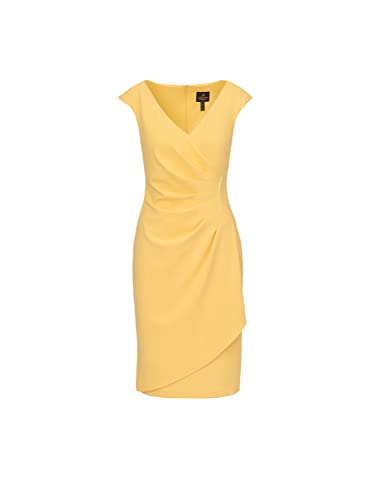 Image of Adrianna Papell Crepe Draped Overlay Dress