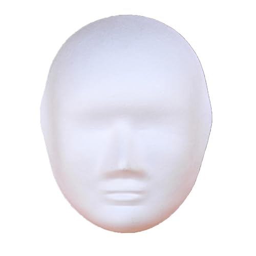 Ciieeo White Paper Pulp Blank Mask for Painting for Masquerade Parties Festivals and Halloween Events Create Unique Designs Your Imagination