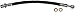 Dorman H621839 Clutch Hydraulic Hose Compatible with Select Subaru Models