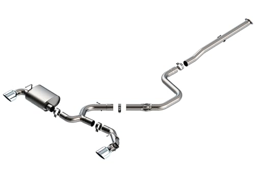 BORLA 140832 Cat-Back Perf. Exhaust System for 2019-2022 Hyundai Veloster N 2.0L 4 Cyl. Turbo Automatic/Manual Transmission Front Wheel Drive 2 Door Hatchback. 2019-2020 Fits Performance Models ONLY.