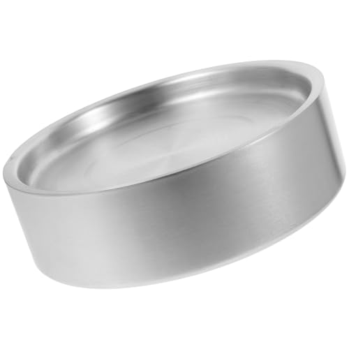 Plato redondo de acero inoxidable 22 cm para sushi miniatura 1