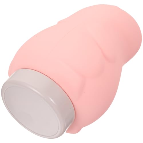 POPETPOP Bolsa de Agua Caliente de Silicona Rosa Diseño de Conejo, Multifunción y Cómoda para Mantener Manos Calientes en Invierno