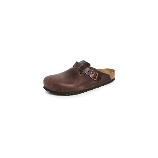 Birkenstock Men's, Boston Soft Footbed Clog Habana Brown 41 M