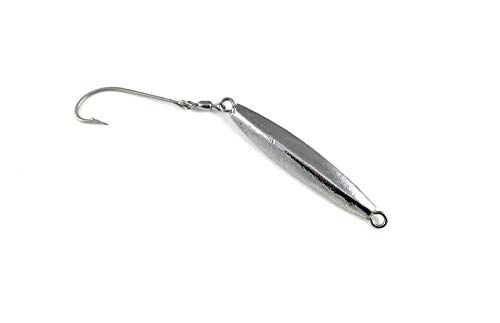 Chrome Diamond Jig with Tail 1oz Plain