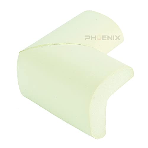 コーナーガード 4個セット クッション L字型 テーブル 机 角 ケガ防止 キッズ ベビー 高齢者 衝撃吸収 セーフティーグッズ コーナークッション 両面テープ 付 家庭 業務用 コーナーガードL型,ホワイト