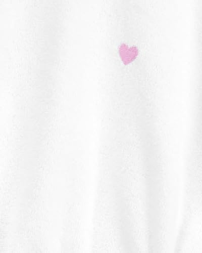 Carter's Girls' Terry Swim Cover Up (White/Purple, 3T)2