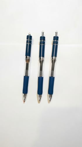 Bolígrafos de Gel K35, tinta azul marino, punta fina 0.5mm, retráctiles, pack 12 miniatura 3