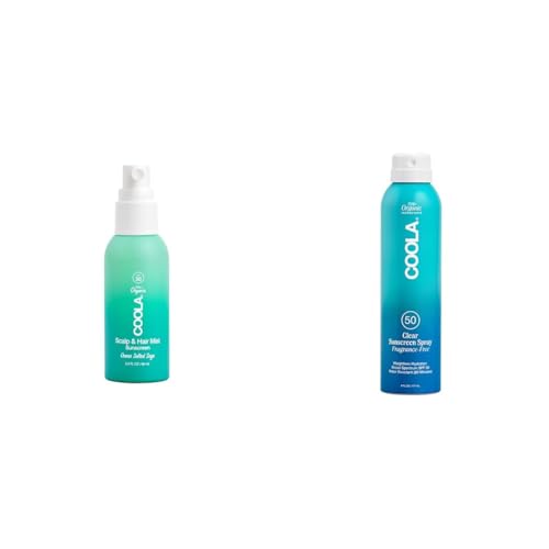 COOLA Organic Sunscreen Bundle: SPF 30 Scalp & Hair Mist (2 Fl Oz) + SPF 50 Body Spray (6 Fl Oz), Vegan & Gluten Free image 4