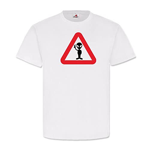 UFO T-shirt Alien blanc graphique résistant taille 4XL