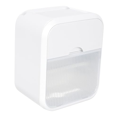 LIFKOME Dispensador de Papel Higiénico de Pared Plástico Resistente Organizador para Cocina Baño Hogar Almacenamiento Toallas Papel Compactas Blancas