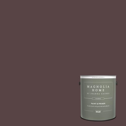 Magnolia Home by Joanna Gaines Classic Interior Wall, Ceiling, Trim Paint and Primer, Eggshell Finish, 1 Gallon - MOODY FIG