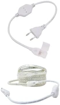 WTFS LED COB Strip Light Connector Cable, 220V-240V AC Power Cable, 10mm (Pack of 1)