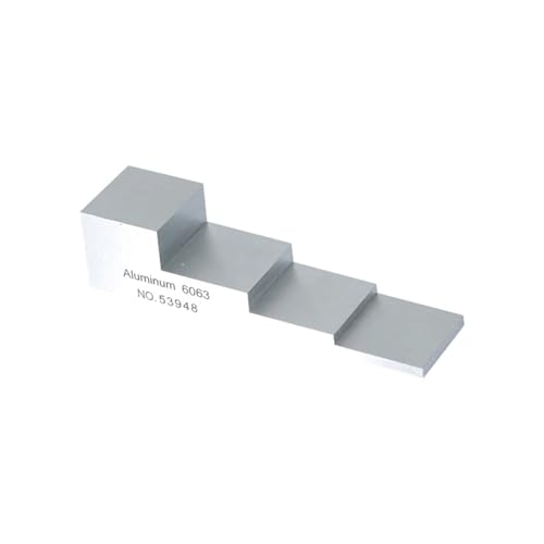 Bloque de calibración de espesores de 4 pasos: aluminio / acero inoxidable 304 / acero 1018 (2,5-20 mm) miniatura 4