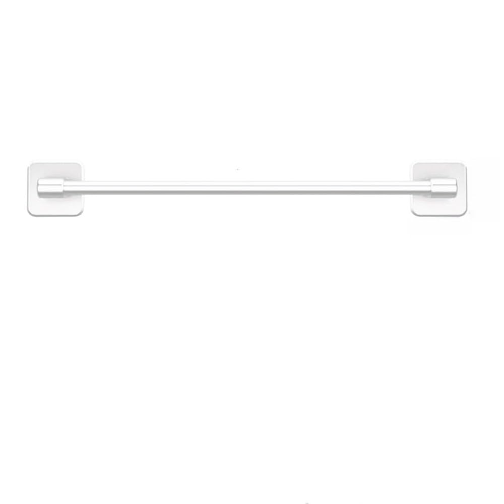 VVW&LIU Bathroom Towel Rack Punch Free Black White Grey Bath Towel Rack Self-Adhesive Towel Bar Bathroom Kitchen Hardware Accessories