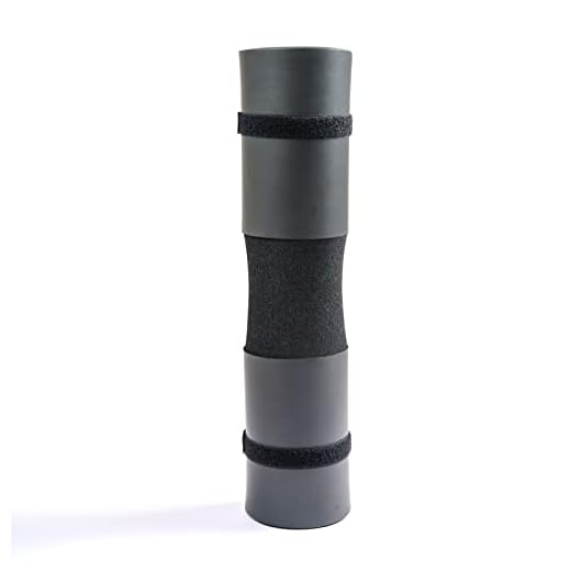 Barbell Pad for Hip Thrust Squat Bar Pad Foam Barbell Pad for Weight Bar Cushion with 2 Gym Ankle Straps 1 Booty Band and a carry bag for Standard Olympic Bars Pink