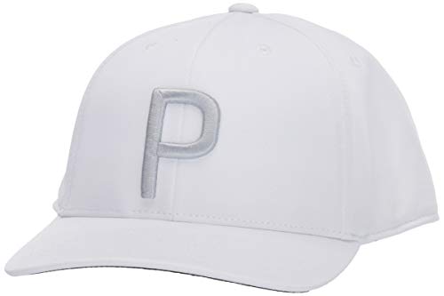Puma Golf 2018 Kid's "P" Snapback Hat (Bright White, One Size)