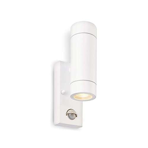 National Lighting Palin Outdoor Lights with Built-in PIR, Outside Lights Mains Powered