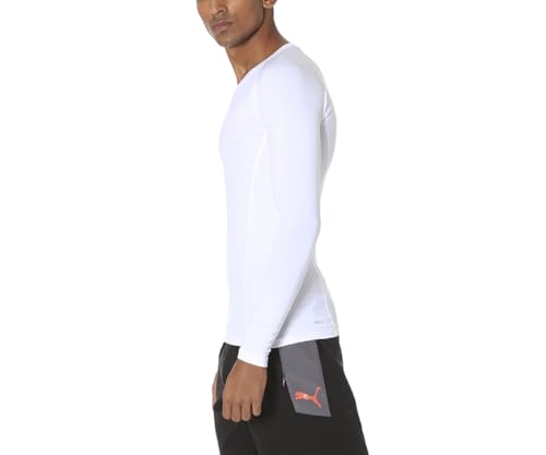 PUMA Hombre Camiseta Técnica, Blanco (White), M