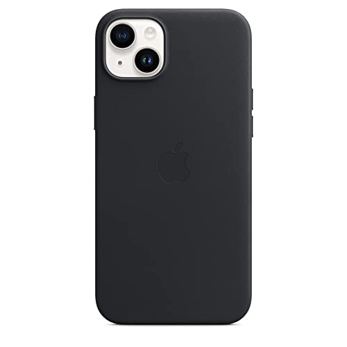 Image of Apple iPhone 14 Plus Leather Case with MagSafe - Midnight