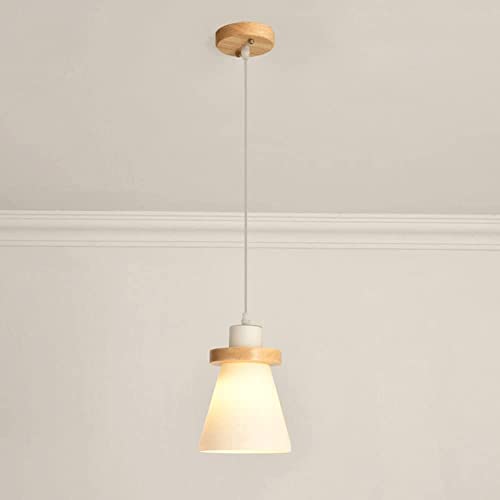 Lámpara de techo nórdica de madera para iluminar tu cocina y dormitorio