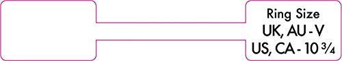 Ring Size Jewellery Price Stickers, 150, UK, AU - V/US, CA - 10 ¾