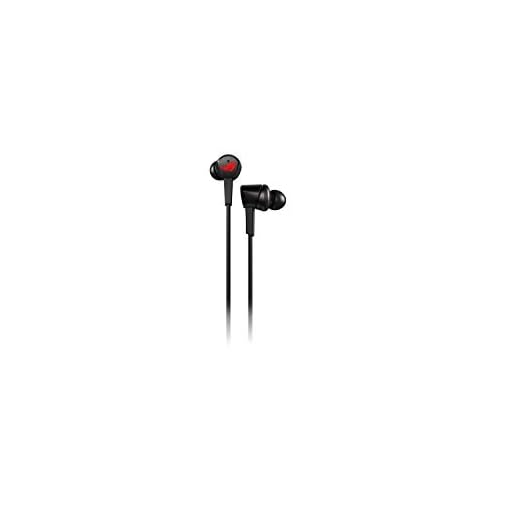 ASUS ROG Cetra Core in-ear spelhörlurar, in-line mikrofon 3,5 mm kontakt, fungerar med PC, PS4, Xbox One, Mobile och Nintendo Switch, 10 mm ASUS Essence drivrutin, 90 graders kabelanslutning