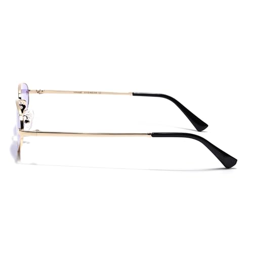Image of Voyage UV Protected Oval Sunglasses for Men & Women