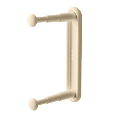 PMVRTHQV Tendedero retráctil y plegable para organización y almacenamiento de lavandería, dormitorio, armario, balcón, estante, ahorro de espacio (crema)