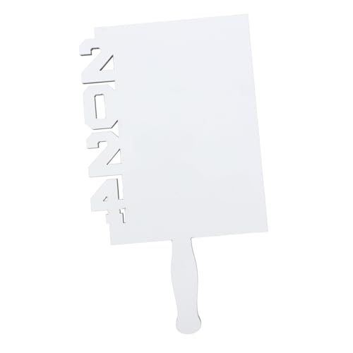 ULDIGI Ventilador para Fotos de Graduación MDF Sublimación Marco Vacío Doble Cara Personalizado Regalo DIY