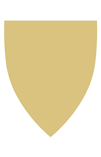 Shield Cutout Unfinished Basic Shape Home Decor Sign MDF Shape