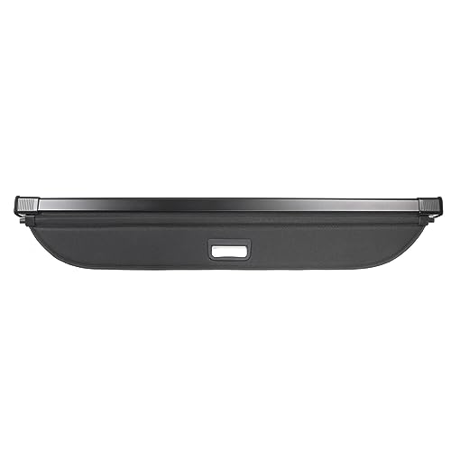 IKON MOTORSPORTS, Cargo Cover Compatible with 2019-2025 Infiniti QX50 All Models, OEM Style PVC & Aluminum Rod Black Security Rear Trunk Cover Security Retractable Shield T99N3-5NA0A T99N3-5NA1A