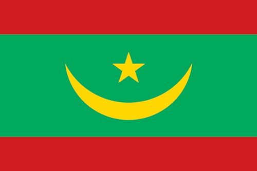 Drapeau Mauritanie alternative grand format résistant aux UV