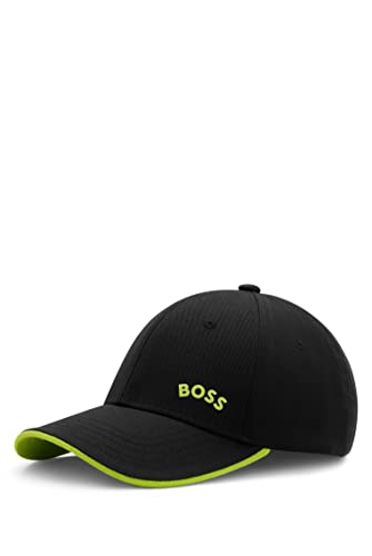 BOSS Herren Cap-Bold-Curved Cap aus Baumwoll-Twill mit Kontrast-Akzenten...