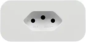 Tomada Inteligente Smart Wi-Fi EWS 301 Branco