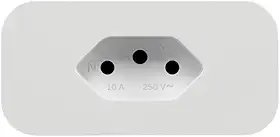 Tomada Inteligente Smart Wi-Fi EWS 301 Branco