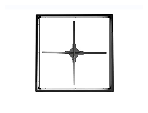 iumLeap Advertise 3D Hologram Fan, Hologram Projector Advertising Display, LED Light Beads Naked Eye Holographic Fan, Advertising Exhibition Gift