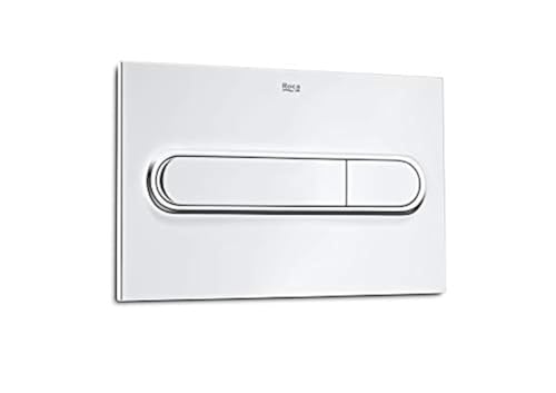 Roca In-Wall A890095001 - Placa accionamiento PL1 Dual, cromo brillo