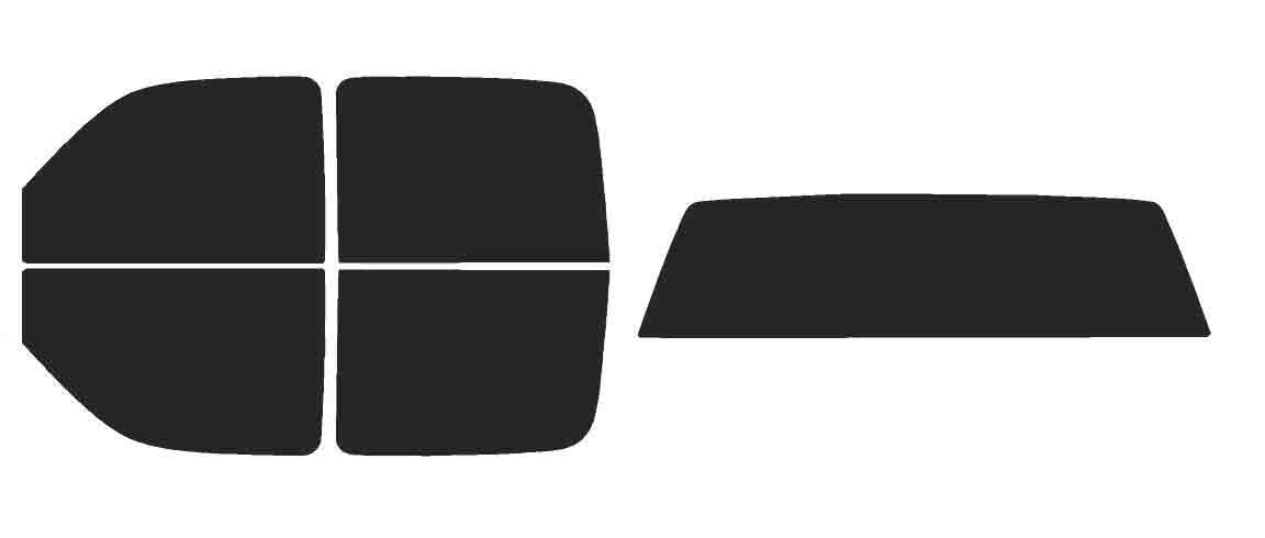 The Tint Effect Precut Window Tint Kit Compatible with Chevrolet Silverado 1500 Crew Cab Truck (1999-2006) &amp; (2007 Classic)(Full Truck with Solid Rear: 15%) Automotive Film