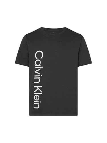 T-shirt noir homme Calvin Klein 00GMS2K124BAE avec finitions haut de gamme